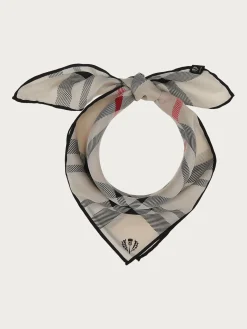 Nickituch mit FRAAS Plaid Karo aus reiner Seide