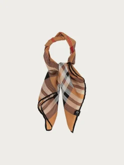 Nickituch mit FRAAS Plaid Karo aus reiner Seide