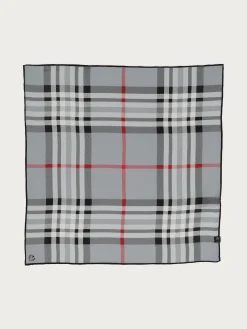Nickituch mit FRAAS Plaid Karo aus reiner Seide
