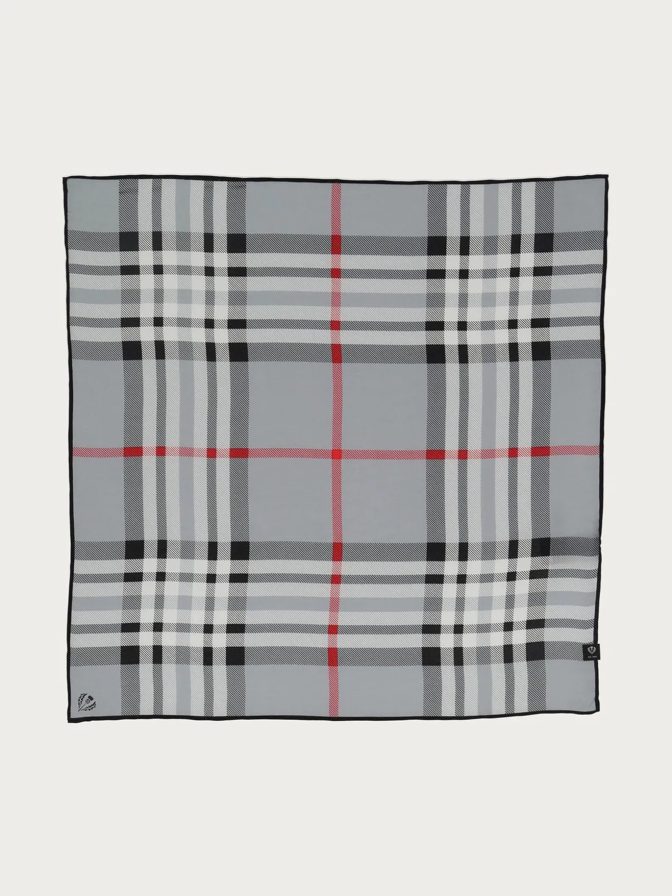 Nickituch mit FRAAS Plaid Karo aus reiner Seide