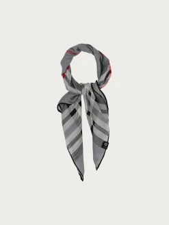 Nickituch mit FRAAS Plaid Karo aus reiner Seide