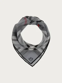 Nickituch mit FRAAS Plaid Karo aus reiner Seide