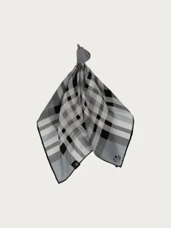 Nickituch mit FRAAS Plaid Karo aus reiner Seide