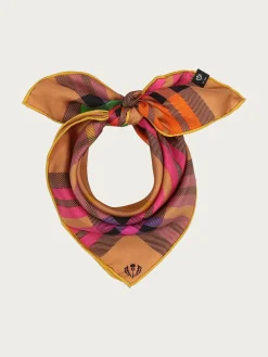 Nickituch mit FRAAS Plaid Karo aus reiner Seide