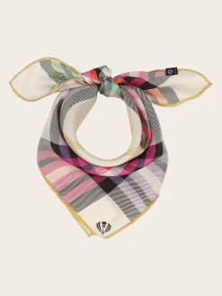 Nickituch mit FRAAS Plaid Karo aus reiner Seide