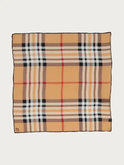 Nickituch mit FRAAS Plaid Karo aus reiner Seide