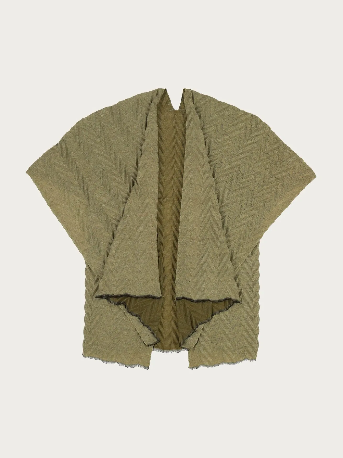Plissierter Damen Poncho