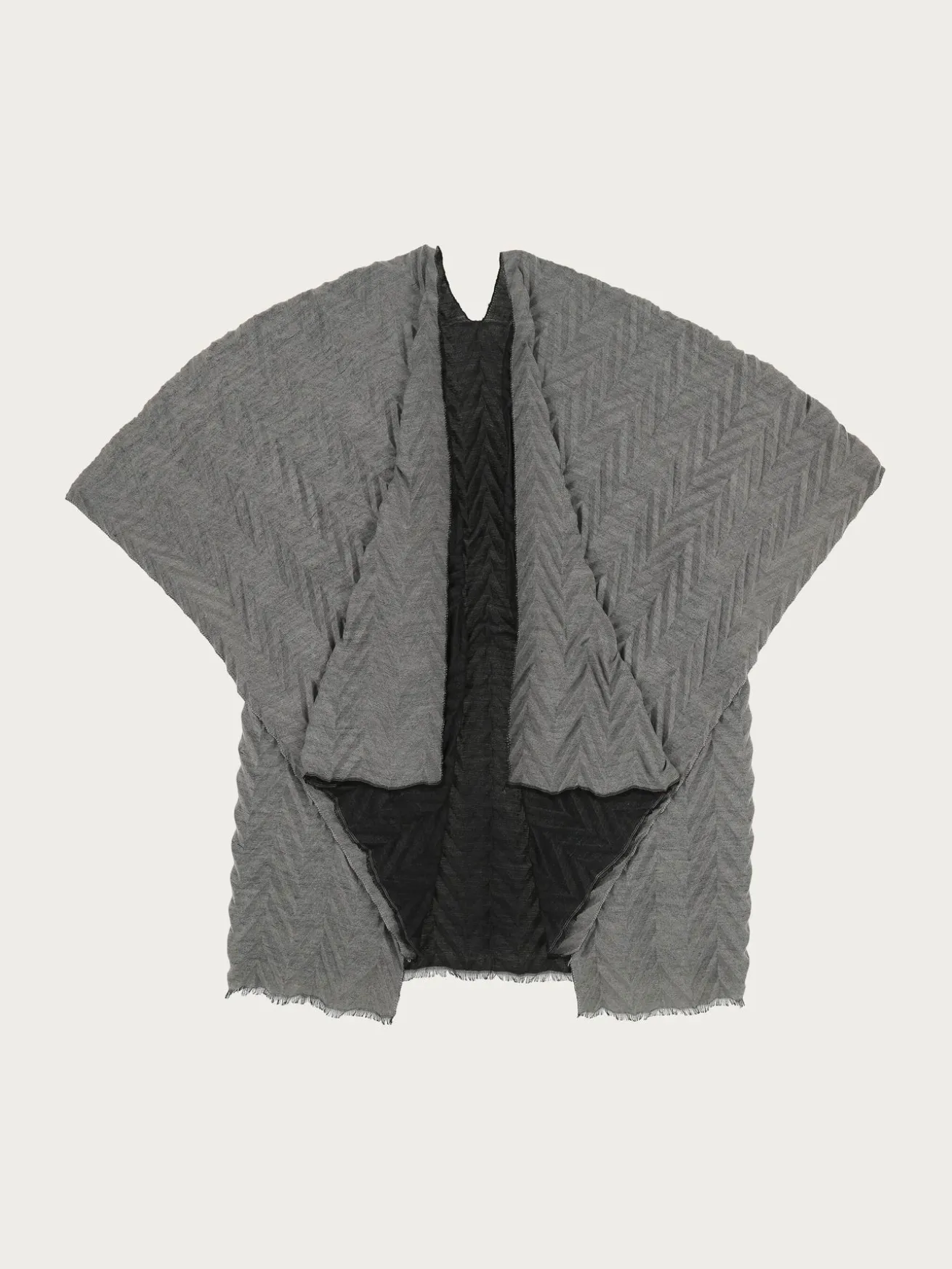 Plissierter Damen Poncho