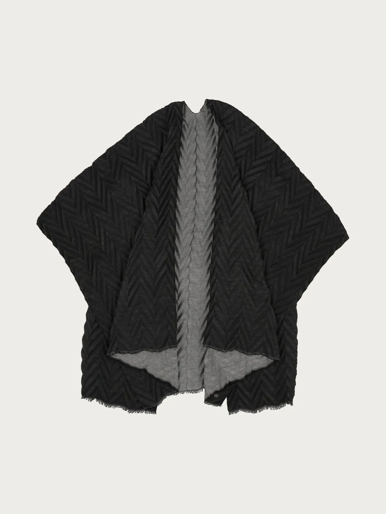 Plissierter Damen Poncho