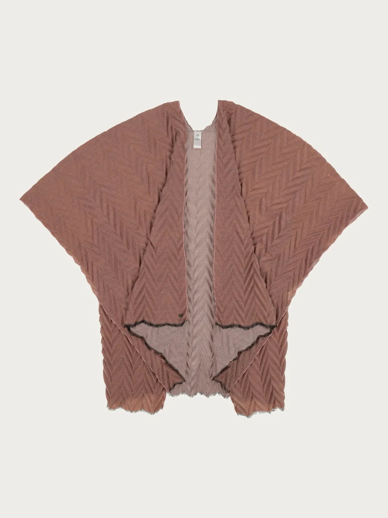 Plissierter Damen Poncho