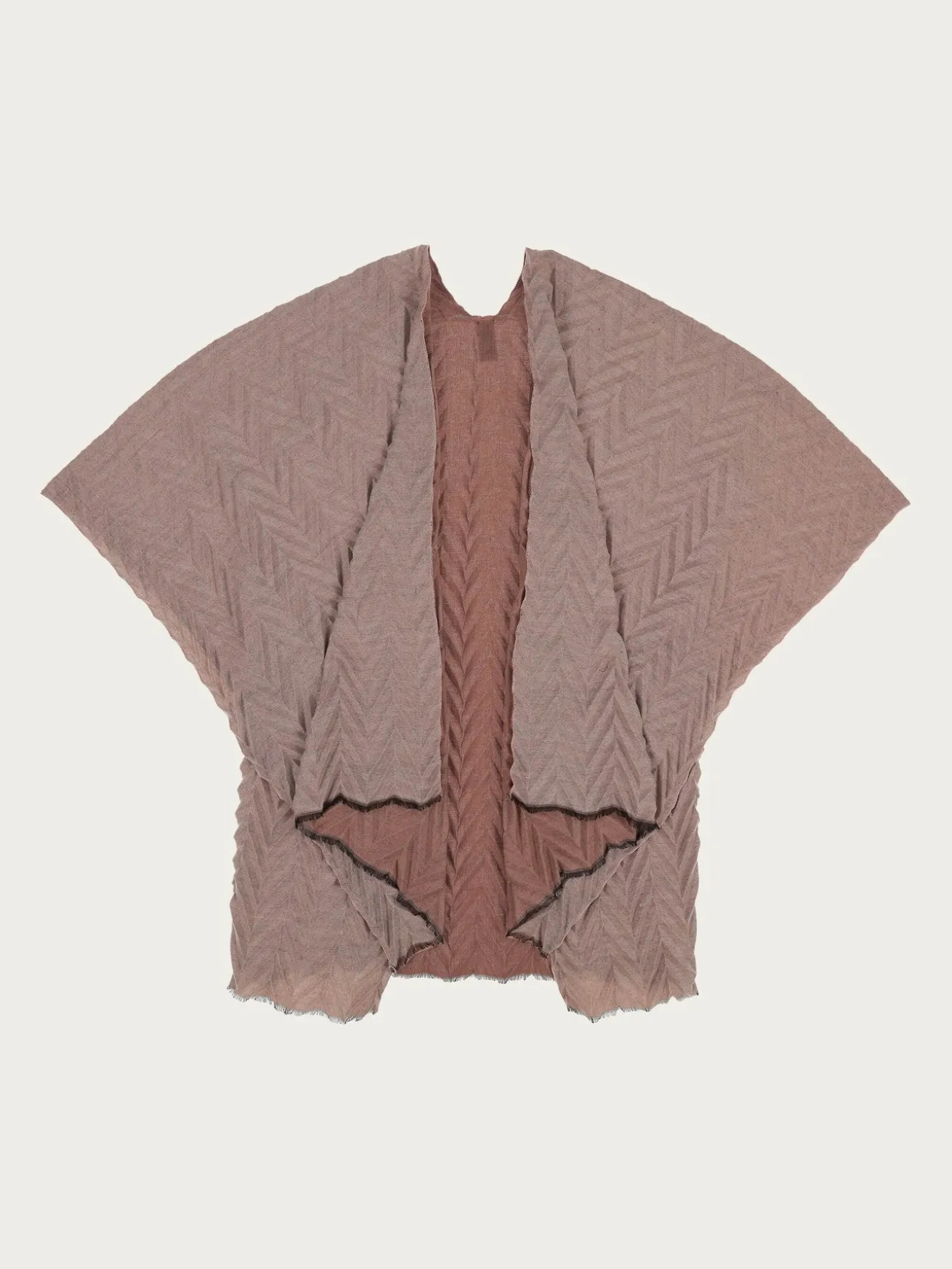 Plissierter Damen Poncho