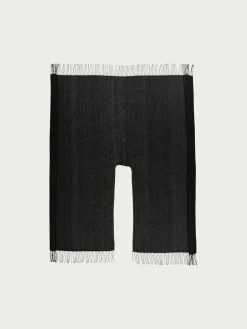 Poncho mit Fischgrät-Design - Made in Germany