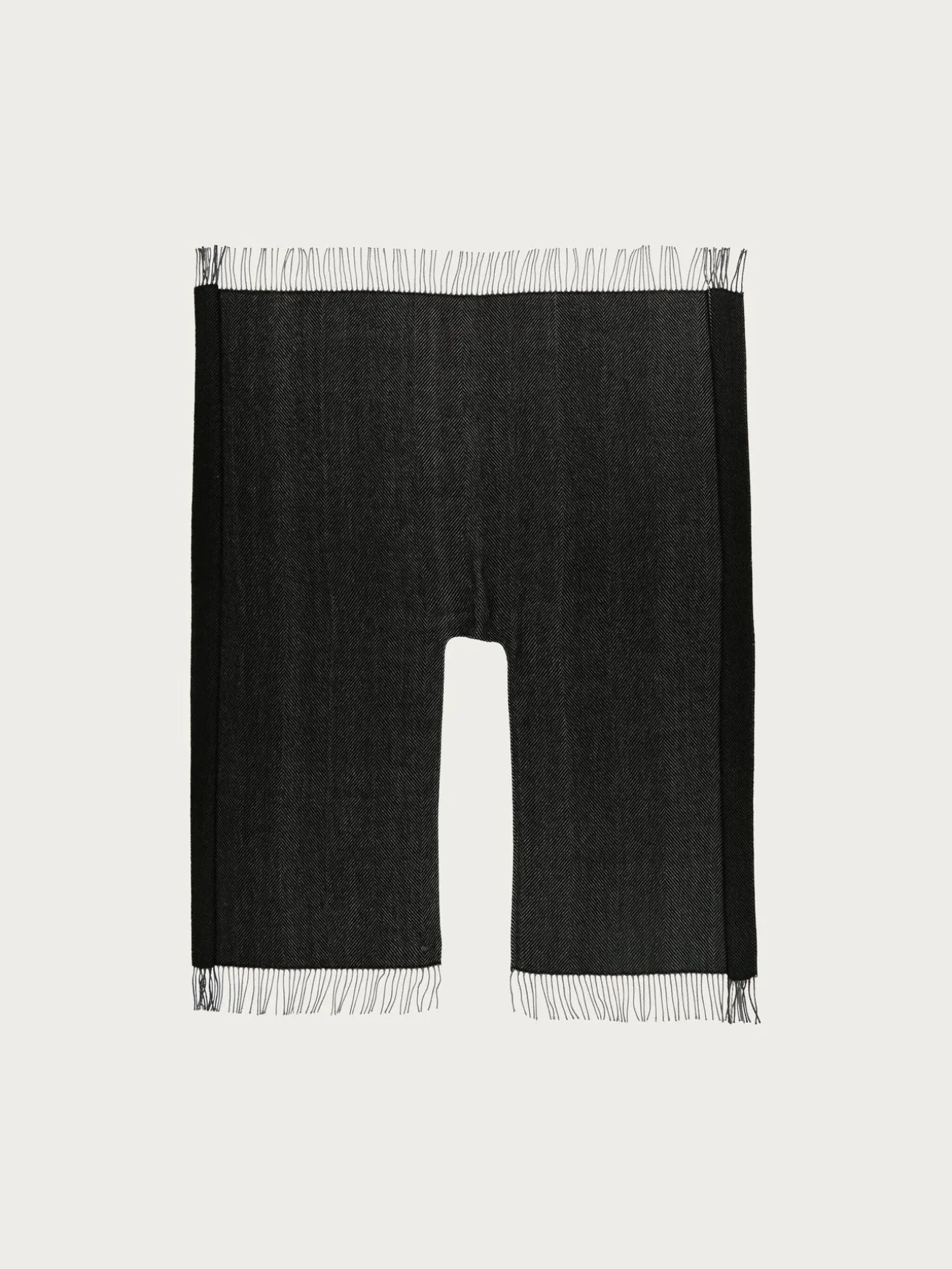 Poncho mit Fischgrät-Design - Made in Germany