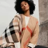 Poncho mit FRAAS Plaid Karo aus Polyacryl - Made in Germany
