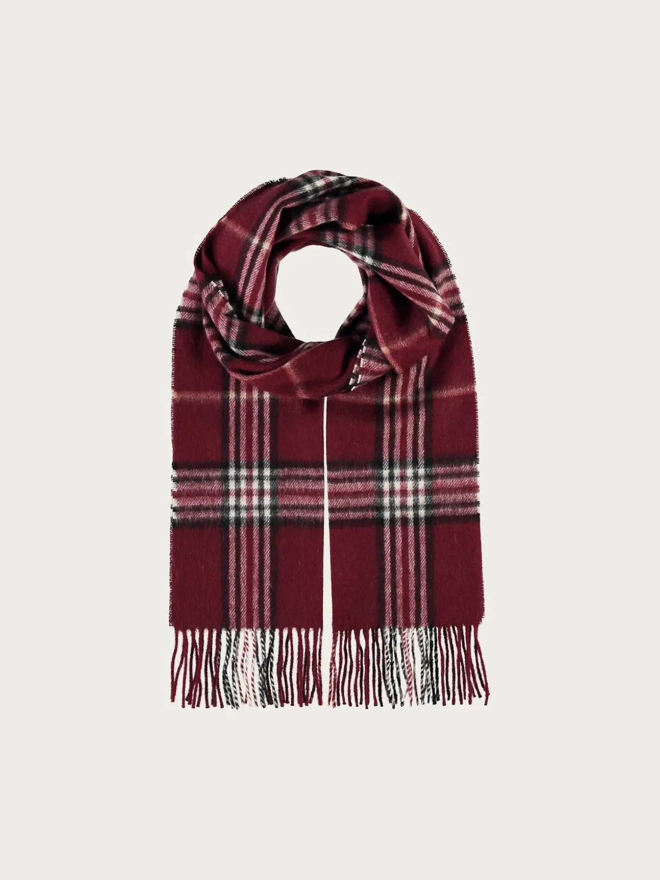 Schal in Kaschmir-/Wollmischung mit FRAAS Plaid Karo