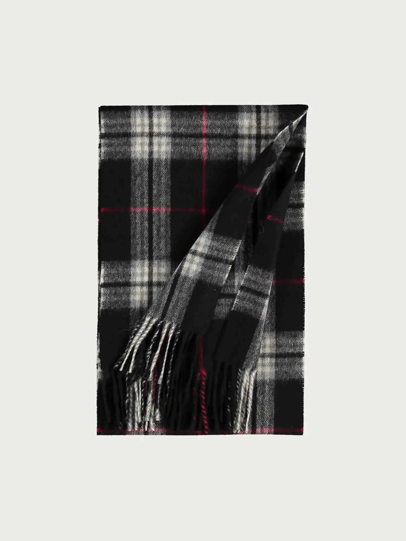 Schal in Kaschmir-/Wollmischung mit FRAAS Plaid Karo