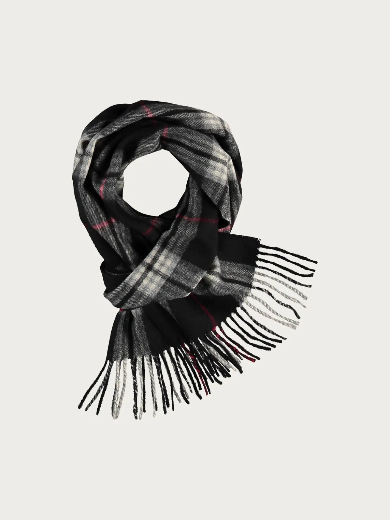 Schal in Kaschmir-/Wollmischung mit FRAAS Plaid Karo