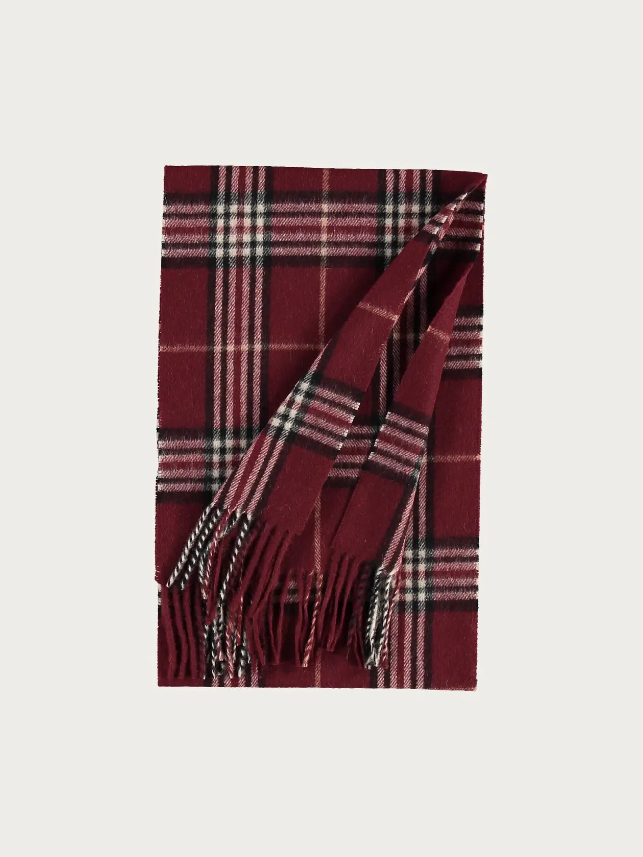 Schal in Kaschmir-/Wollmischung mit FRAAS Plaid Karo