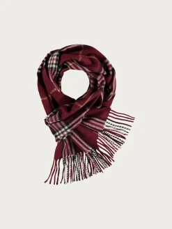 Schal in Kaschmir-/Wollmischung mit FRAAS Plaid Karo