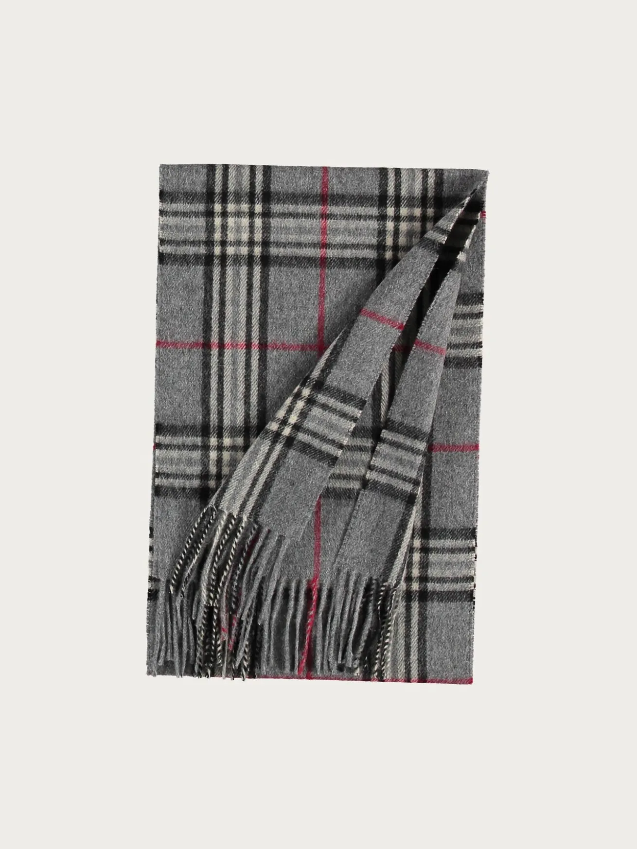 Schal in Kaschmir-/Wollmischung mit FRAAS Plaid Karo