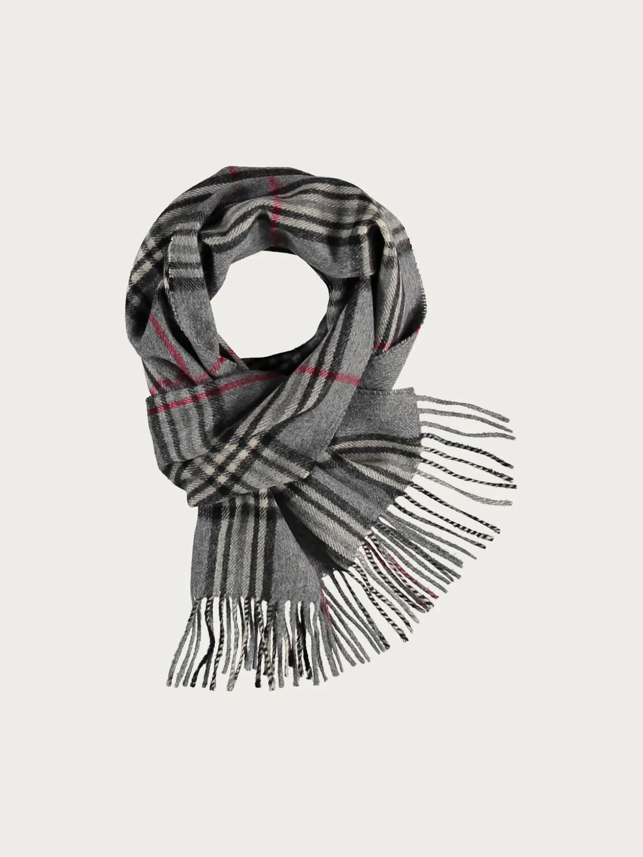 Schal in Kaschmir-/Wollmischung mit FRAAS Plaid Karo