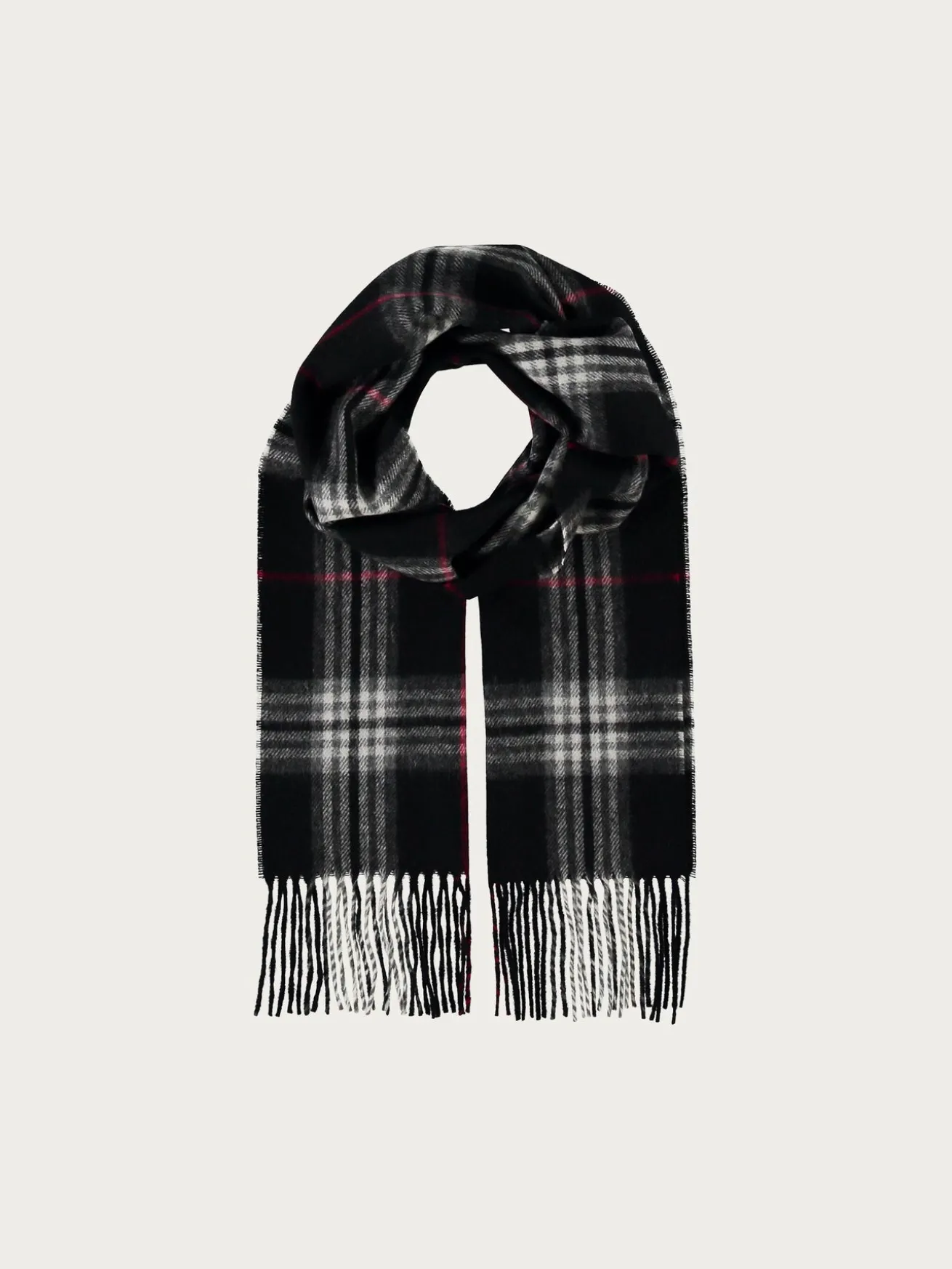 Schal in Kaschmir-/Wollmischung mit FRAAS Plaid Karo