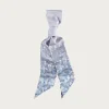 Schal mit Floral-Print aus reiner Seide - Made in Italy