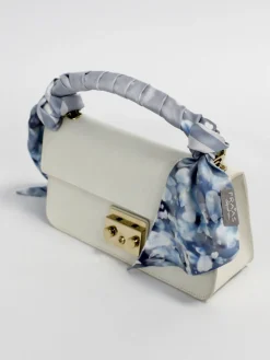Schal mit Floral-Print aus reiner Seide - Made in Italy
