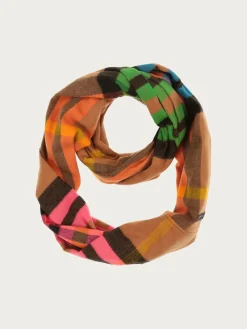 Schmaler Cashmink-Loop mit FRAAS Plaid Karo