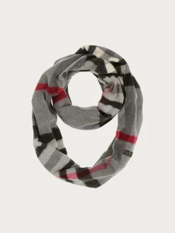 Schmaler Cashmink-Loop mit FRAAS Plaid Karo