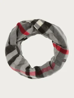 Schmaler Cashmink-Loop mit FRAAS Plaid Karo