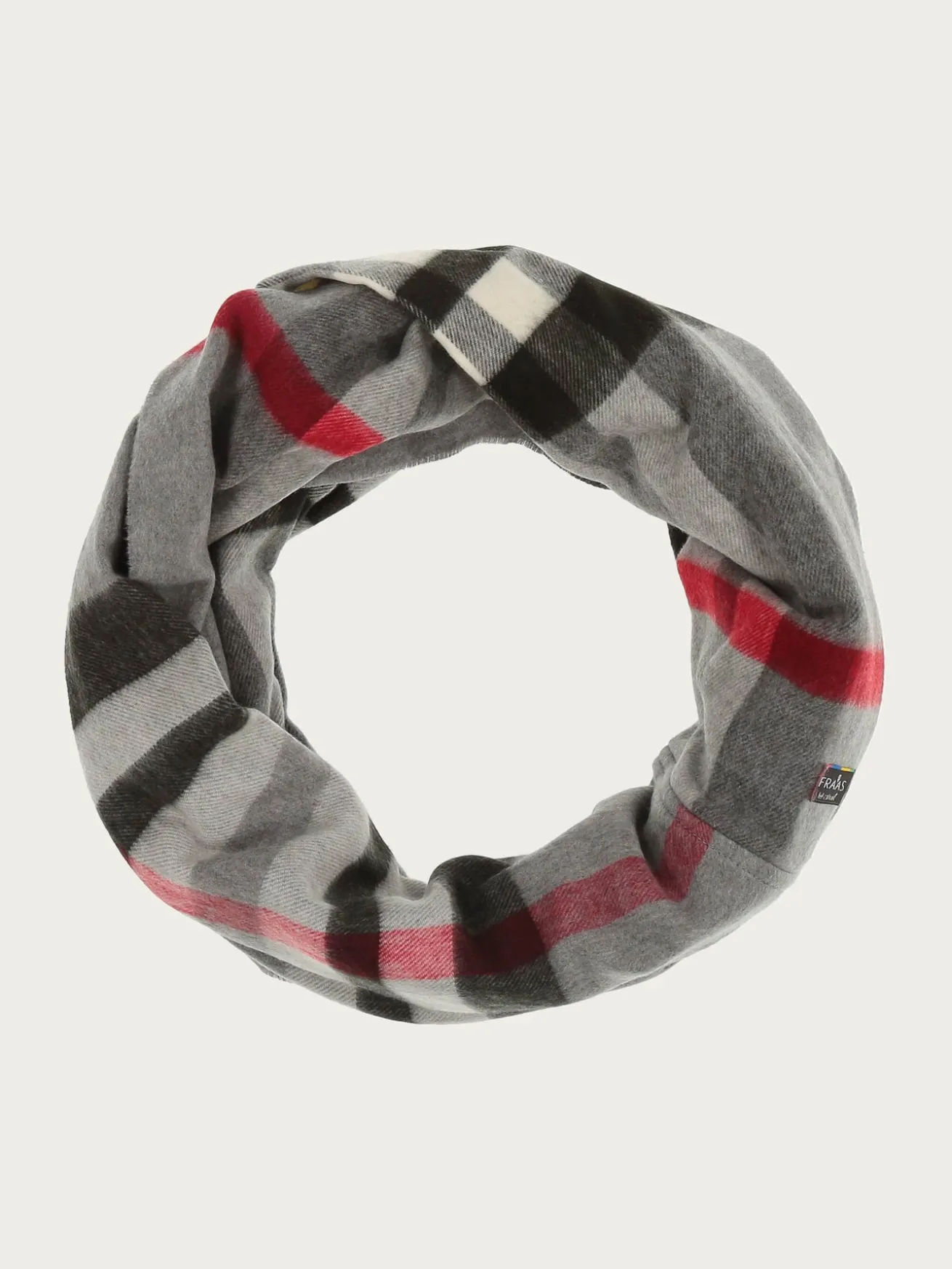 Schmaler Cashmink-Loop mit FRAAS Plaid Karo