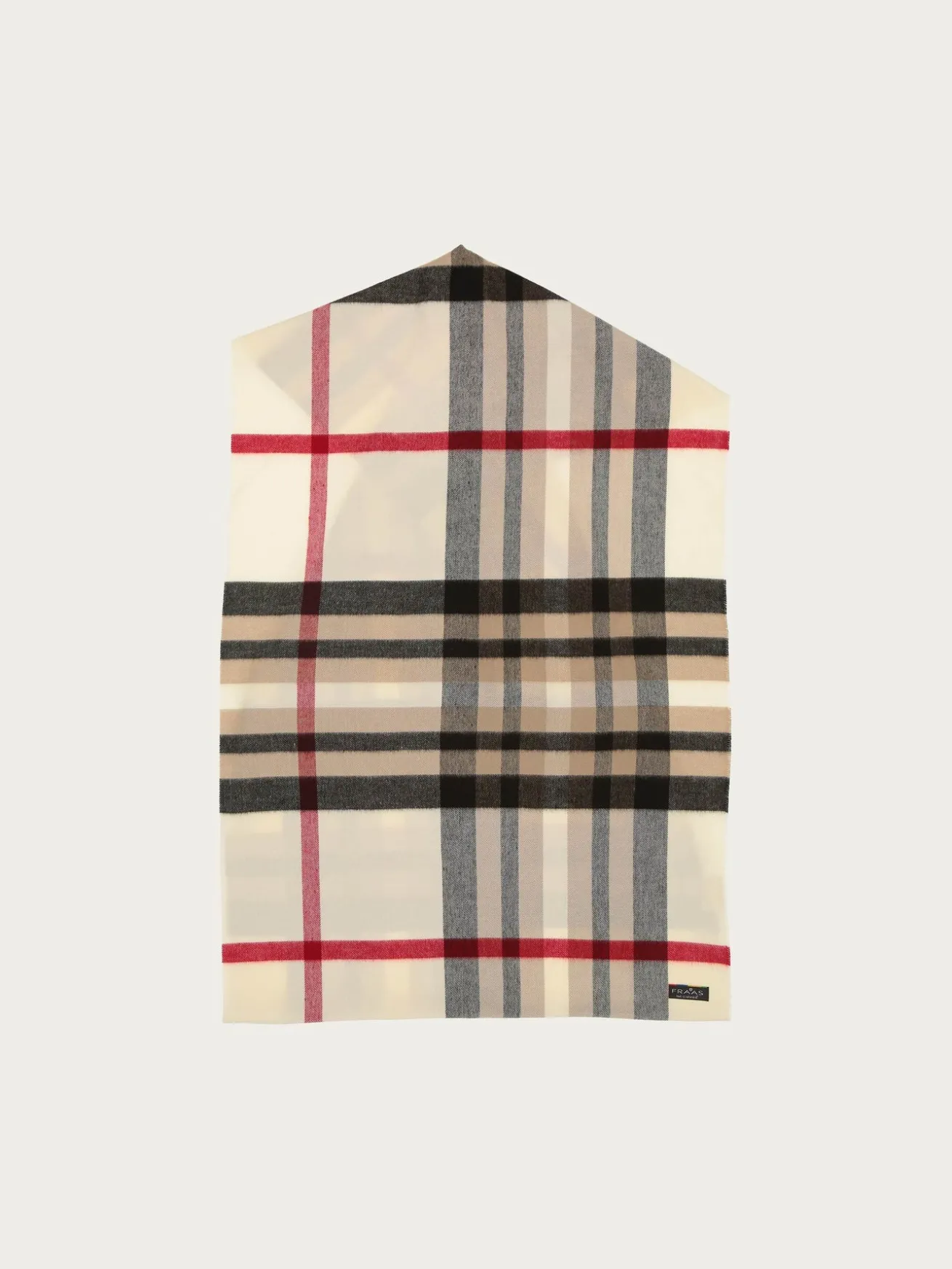 Schmaler Cashmink-Loop mit FRAAS Plaid Karo