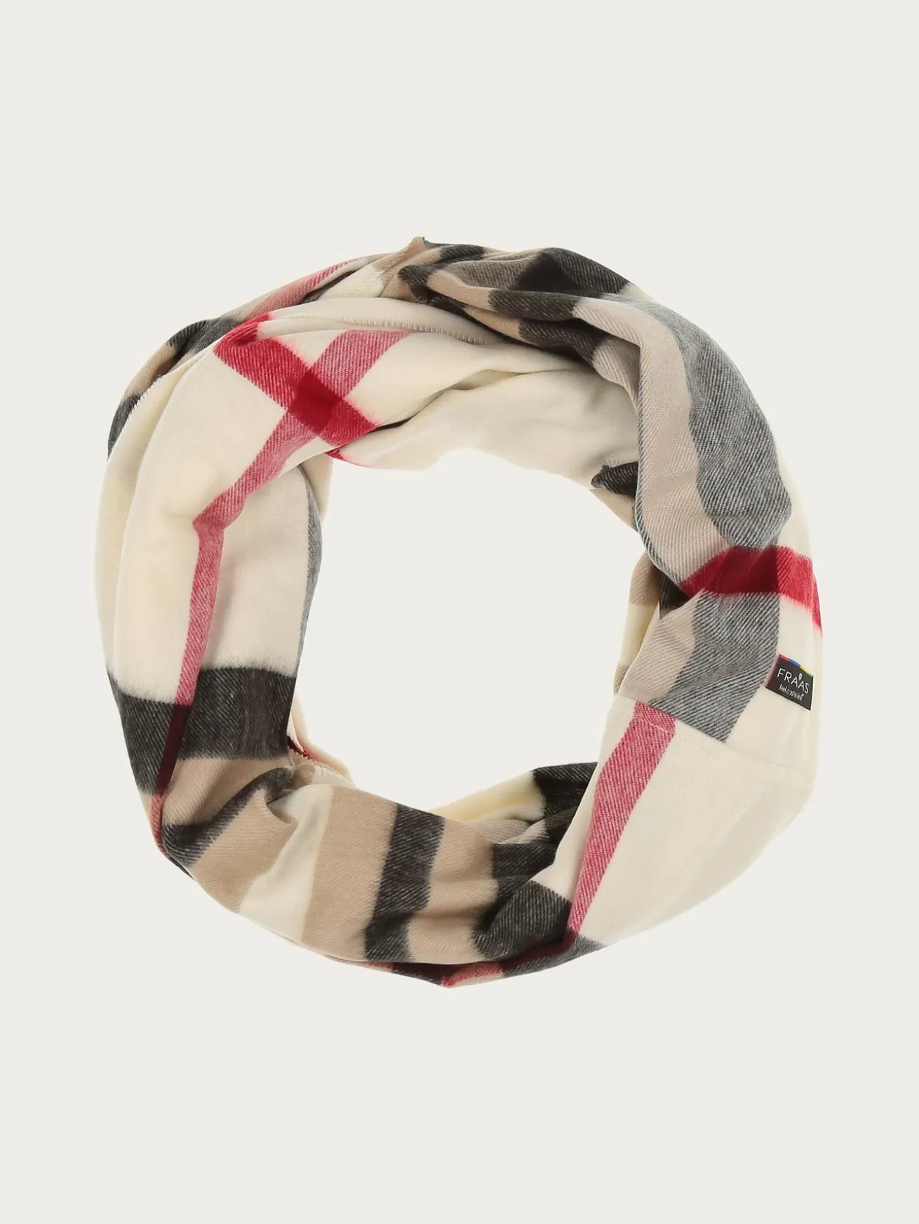 Schmaler Cashmink-Loop mit FRAAS Plaid Karo