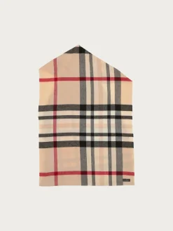 Schmaler Cashmink-Loop mit FRAAS Plaid Karo