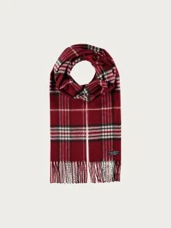 Schmaler Cashmink-Schal mit FRAAS Plaid Karo - Made in Germany