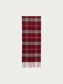 Schmaler Cashmink-Schal mit FRAAS Plaid Karo - Made in Germany