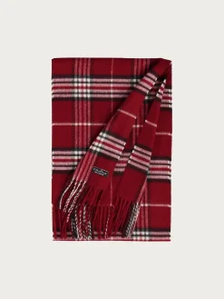 Schmaler Cashmink-Schal mit FRAAS Plaid Karo - Made in Germany
