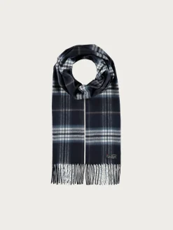 Schmaler Cashmink-Schal mit FRAAS Plaid Karo - Made in Germany