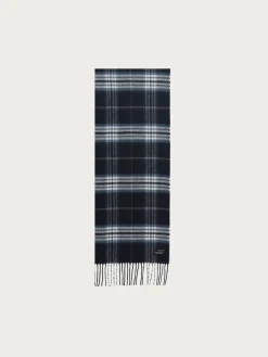 Schmaler Cashmink-Schal mit FRAAS Plaid Karo - Made in Germany