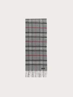 Schmaler Cashmink-Schal mit FRAAS Plaid Karo - Made in Germany