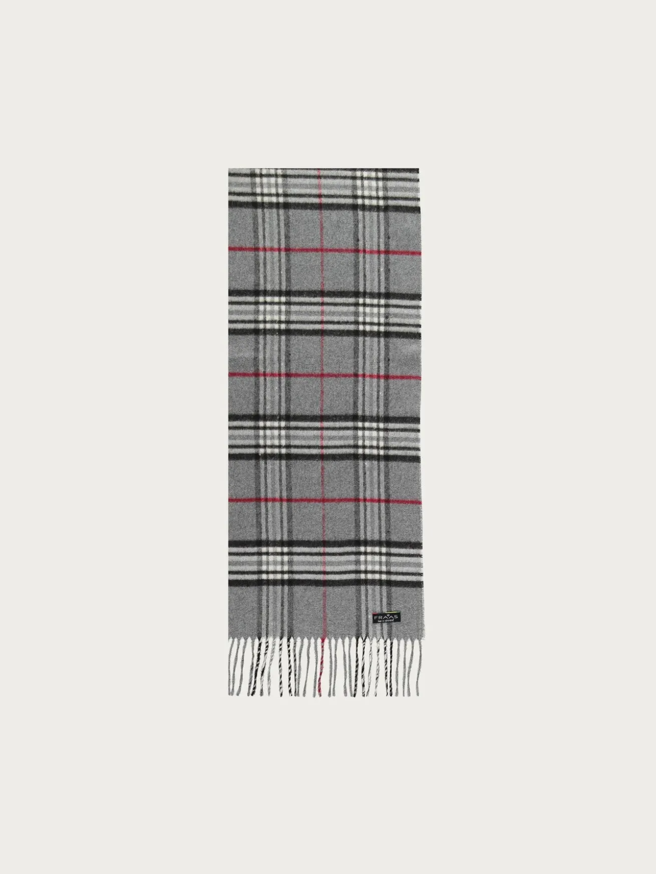 Schmaler Cashmink-Schal mit FRAAS Plaid Karo - Made in Germany