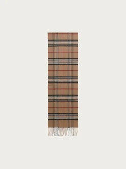 Schmaler Cashmink-Schal mit FRAAS Plaid Karo - Made in Germany