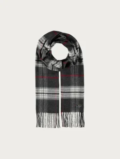 Schmaler Cashmink-Schal mit FRAAS Plaid Karo - Made in Germany