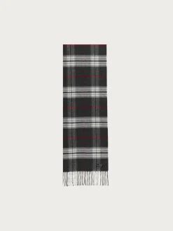 Schmaler Cashmink-Schal mit FRAAS Plaid Karo - Made in Germany