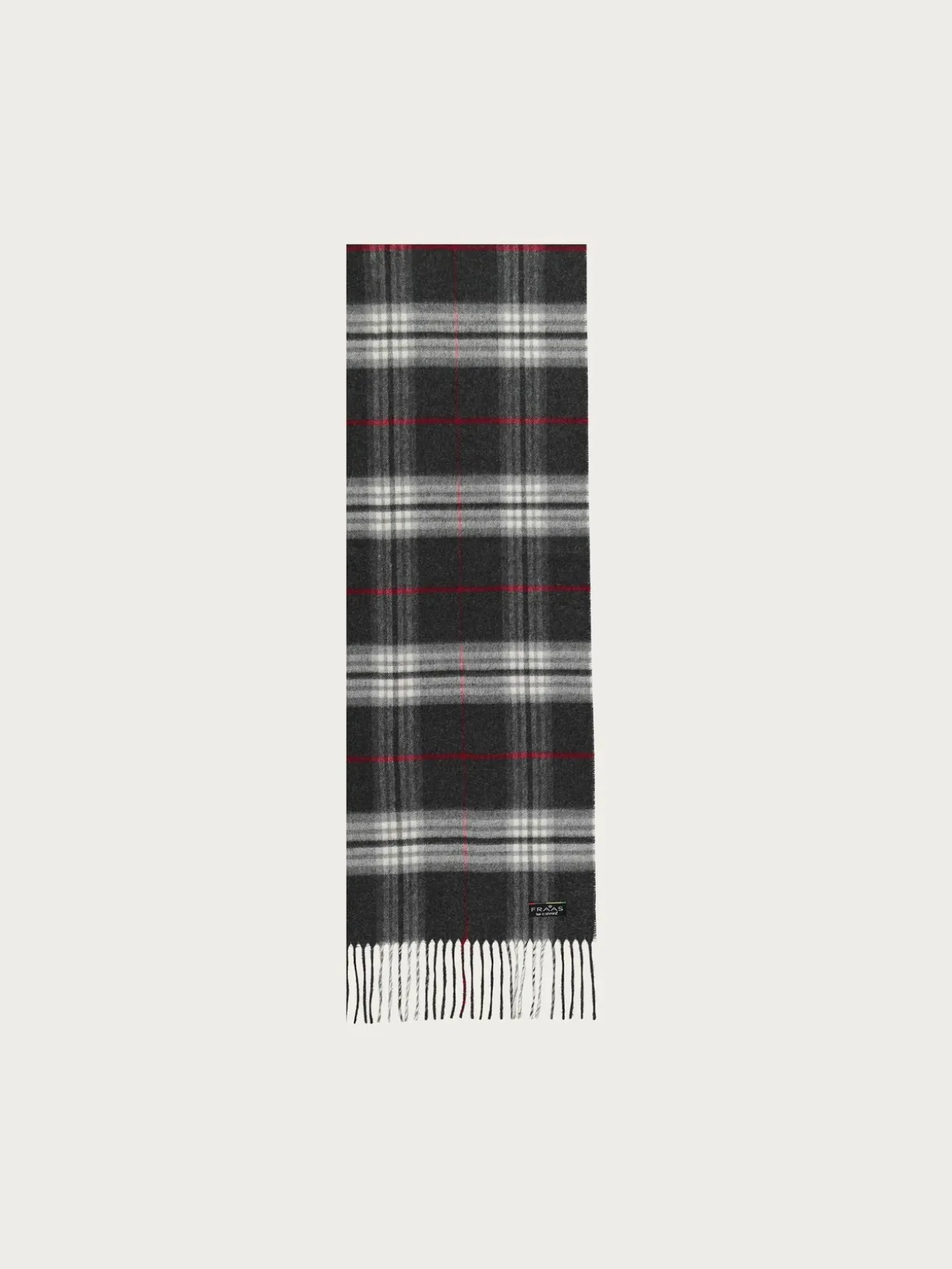 Schmaler Cashmink-Schal mit FRAAS Plaid Karo - Made in Germany