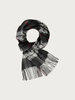 Schmaler Cashmink-Schal mit FRAAS Plaid Karo - Made in Germany