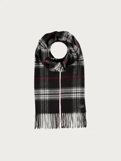 Schmaler Cashmink-Schal mit FRAAS Plaid Karo - Made in Germany