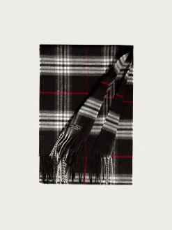 Schmaler Cashmink-Schal mit FRAAS Plaid Karo - Made in Germany