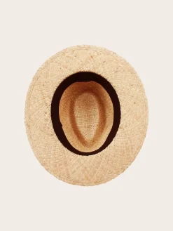Sommerlicher bugatti Strohhut aus Raffia mit Lederband